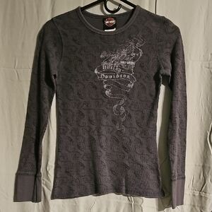 Harley-Davidson Charcoal Graphic Long Sleeve